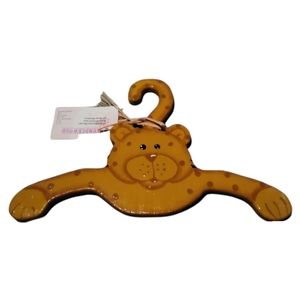 Vintage Set of 2 Wunderwood NWT Children's Hanger "Tiger"